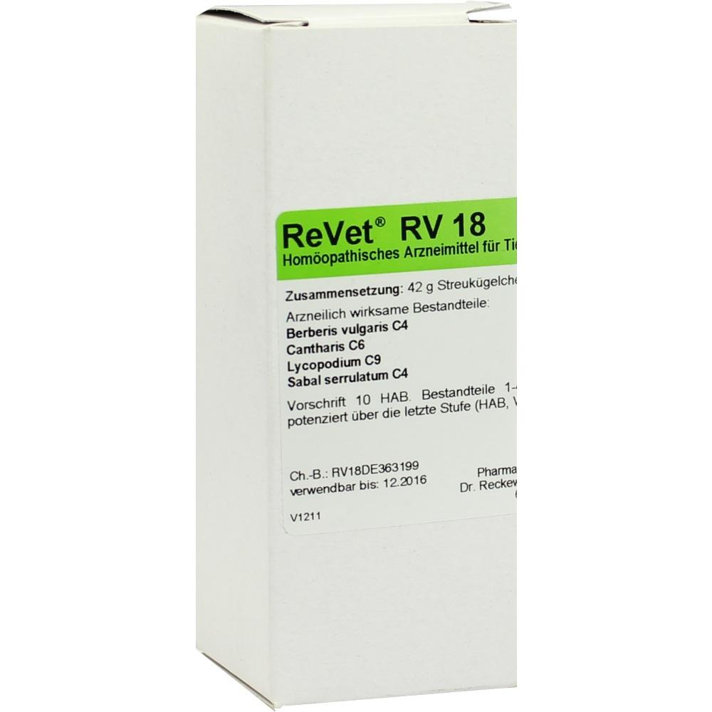 ReVet RV 18 Globuli vet. 42 g Globuli
