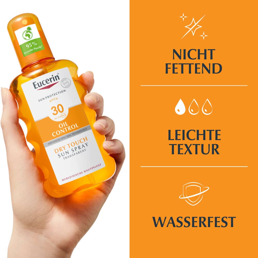 Eucerin SUN PROTECTION OIL CONTROL SPRAY TRANSPARENT 200 ml Spray