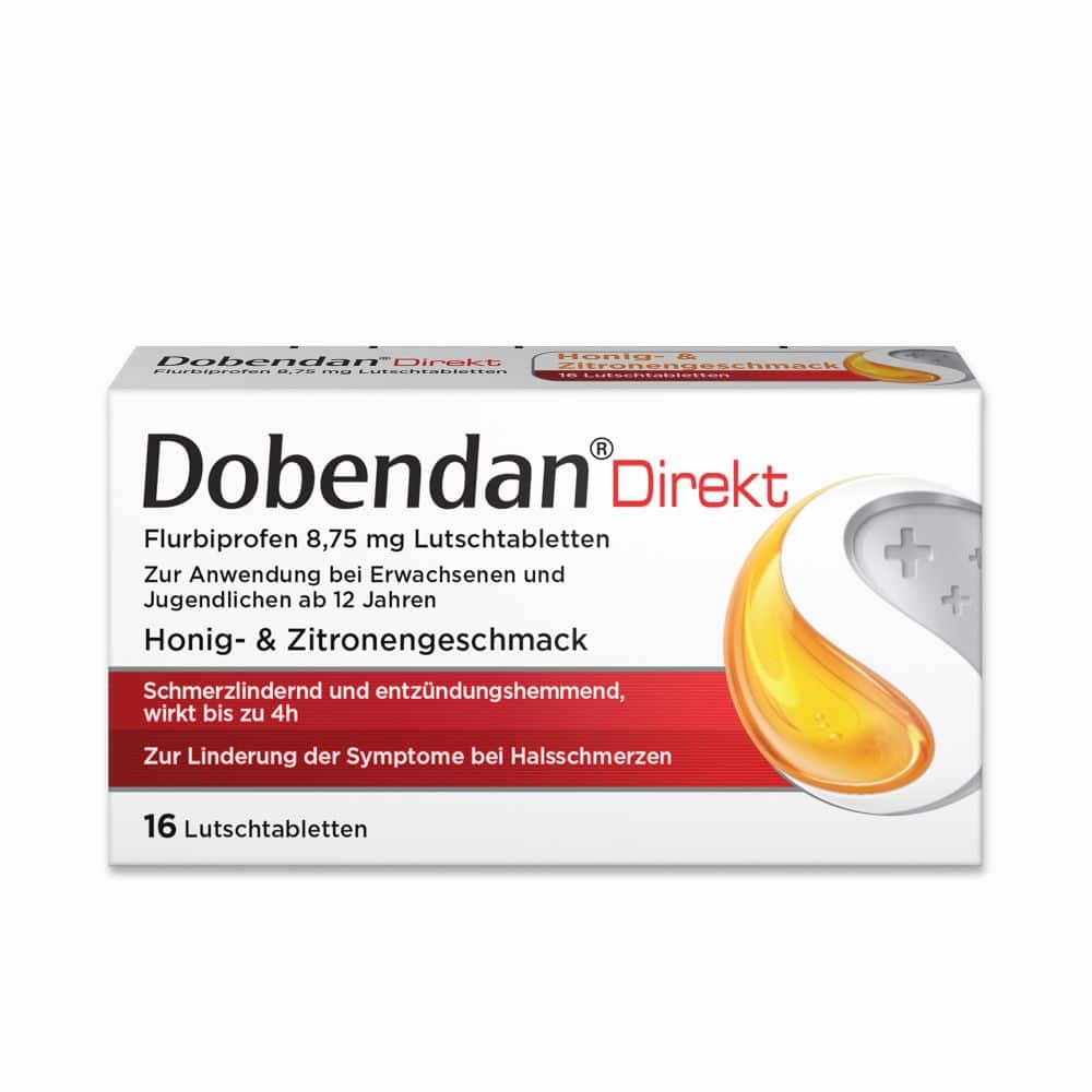 Dobendan Direkt - bei Halsschmerzen 16 St Lutschtabletten