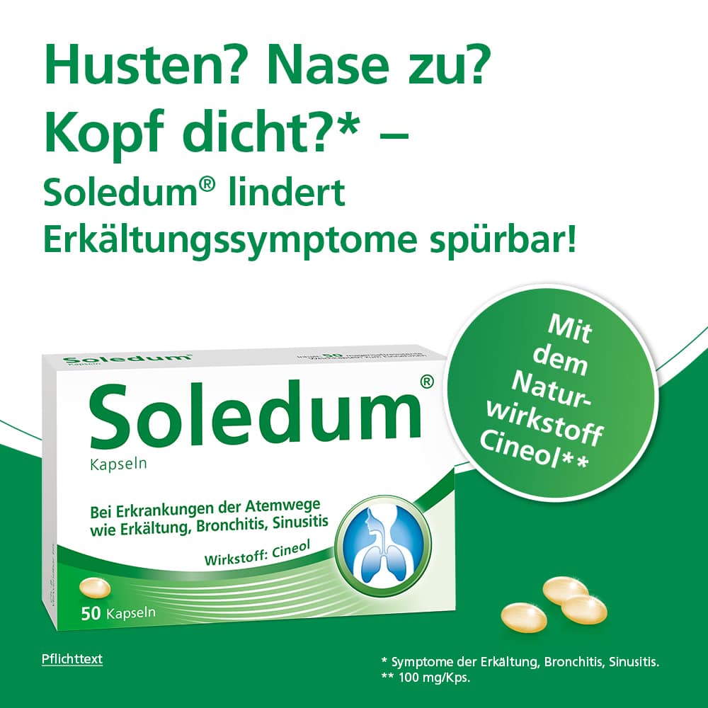 Soledum 100mg 50 St Kapseln magensaftresistent
