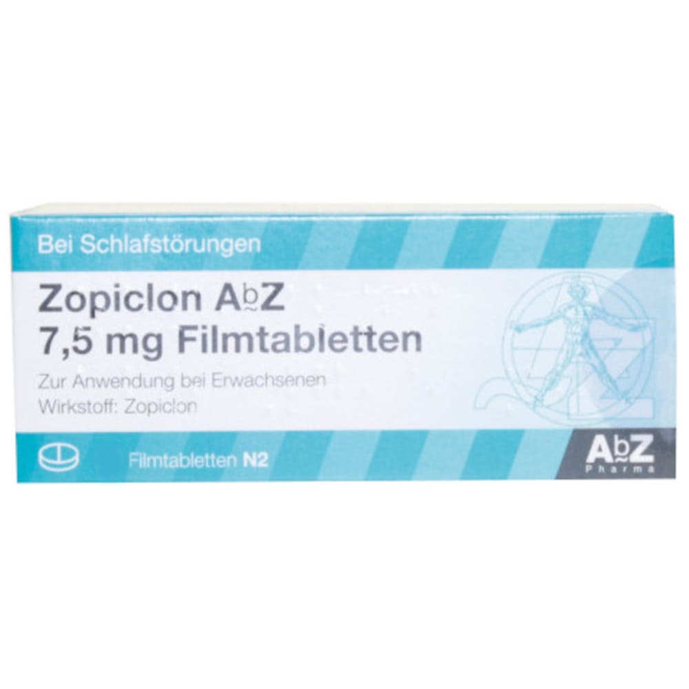 Zopiclon AbZ 7,5mg 10 St Filmtabletten