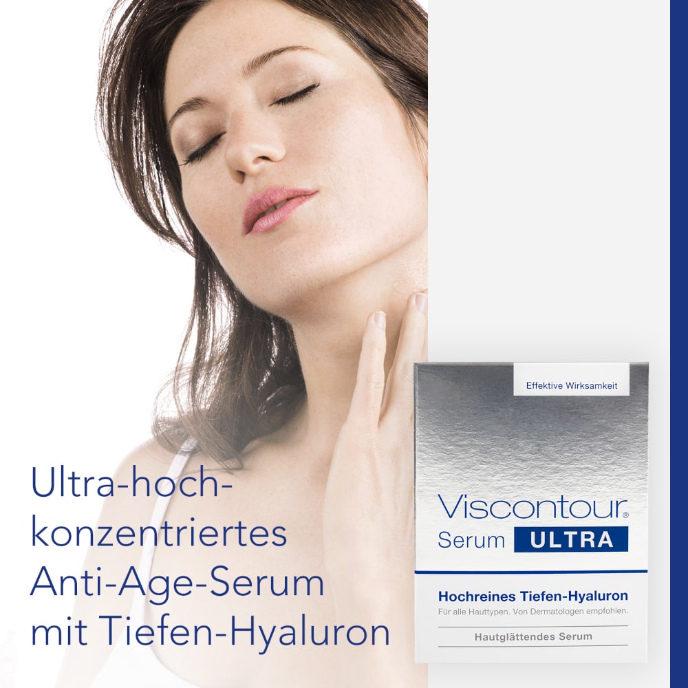 Viscontour Serum Ultra mit Tiefen-Hyaluron 20X1 ml Ampullen