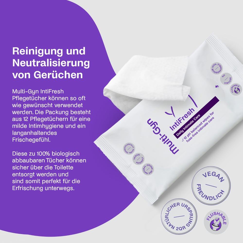 Multi-Gyn IntiFresh Tücher 12 St Tücher