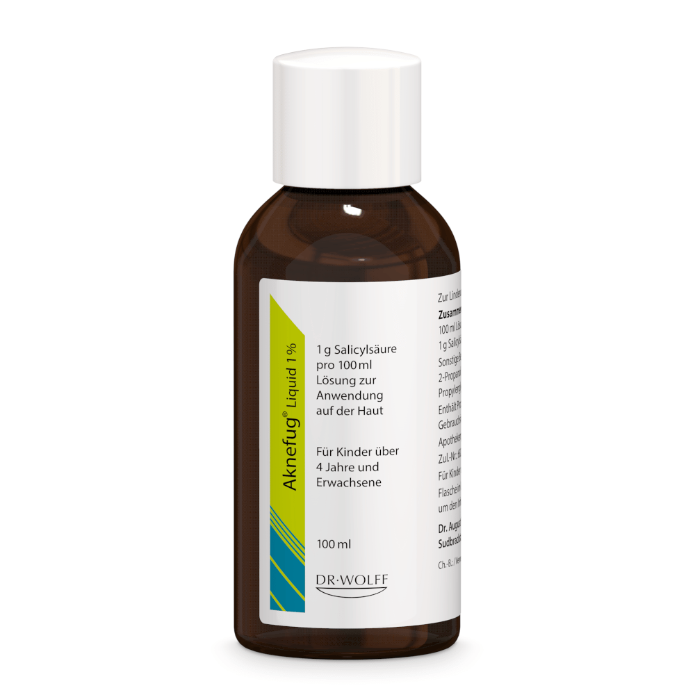 Aknefug Liquid 1% 100 ml Lösung