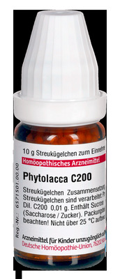 PHYTOLACCA C 200 Globuli 10 g Globuli