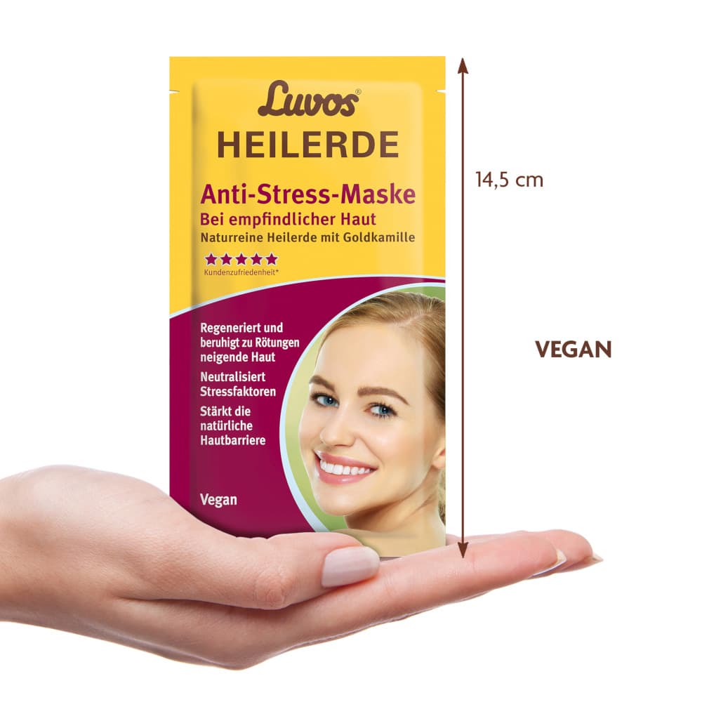 Luvos HEILERDE Anti-Stress-Maske 2X7.5 ml Gesichtsmaske