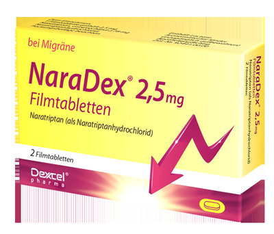 NaraDex 2,5mg 2 St Filmtabletten