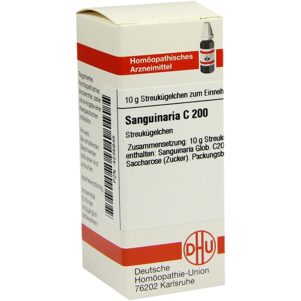 SANGUINARIA C 200 Globuli 10 g Globuli