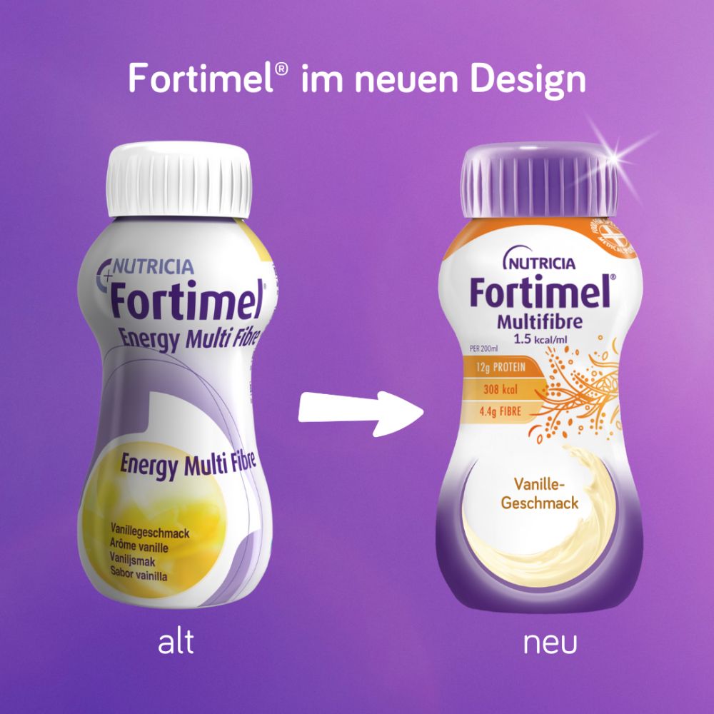 Fortimel Multifibre 1.5 kcal Vanillegeschmack 32X200 ml Flüssigkeit