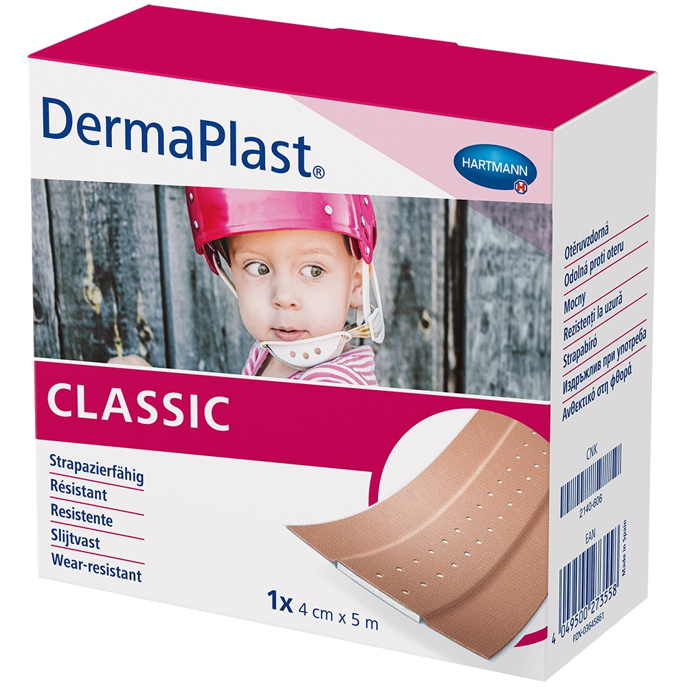 DERMAPLAST CLASSIC Wundpflaster 4 cmx5 m 1 St Pflaster