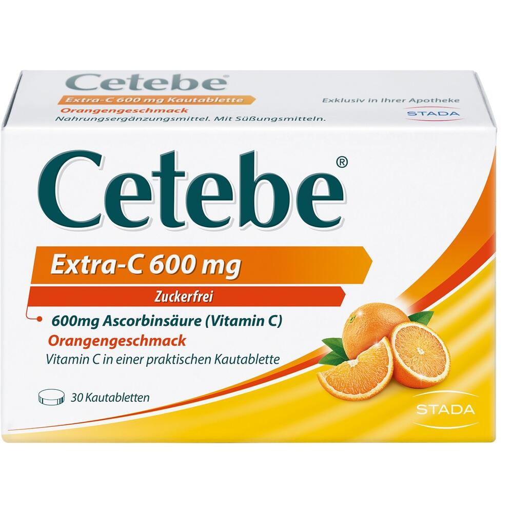 Cetebe Extra-C 600 mg 30 St Kautabletten