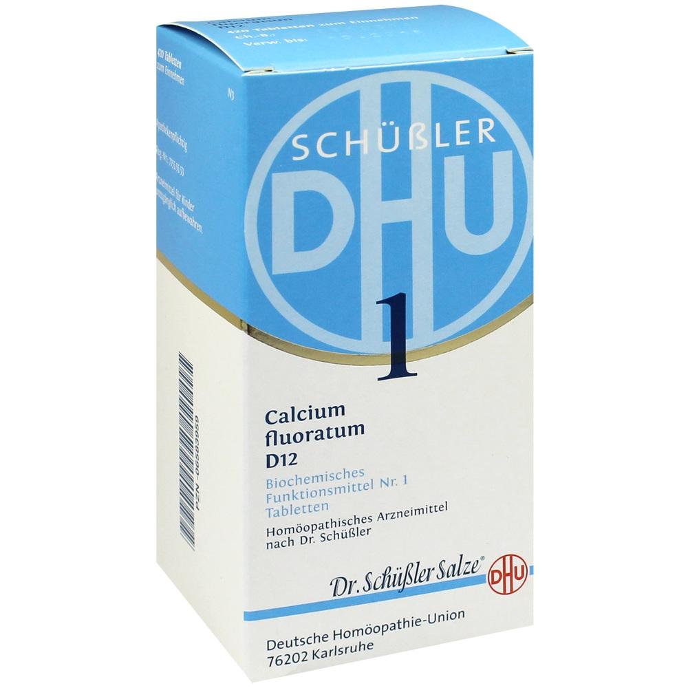 DHU Schüßler-Salz Nr. 1 Calcium fluoratum D12  			 420 St Tabletten