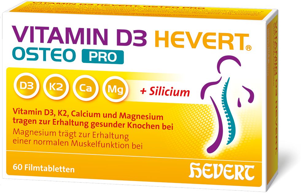 VITAMIN D3 HEVERT OSTEO PRO 60 St Filmtabletten