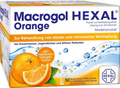 Macrogol HEXAL Orange 50 St Beutel