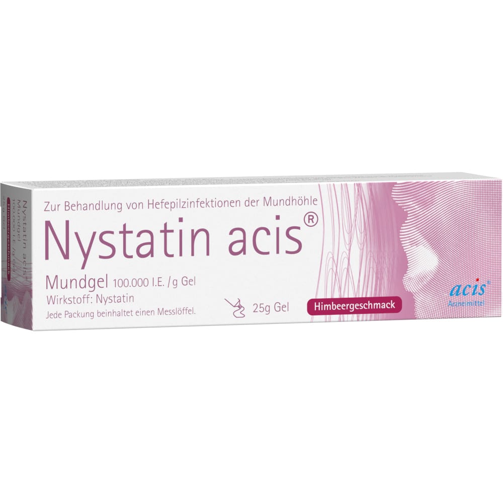 Nystatin acis Mundgel 25 g Gel