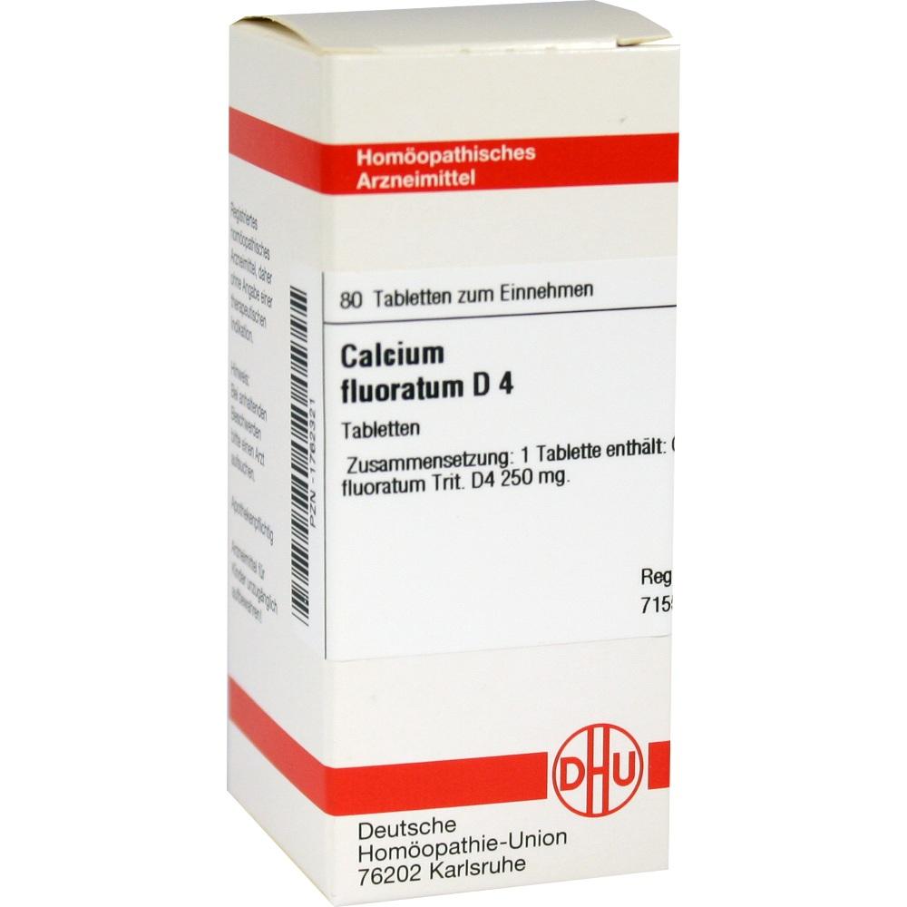 CALCIUM FLUORATUM D 4 Tabletten 80 St Tabletten