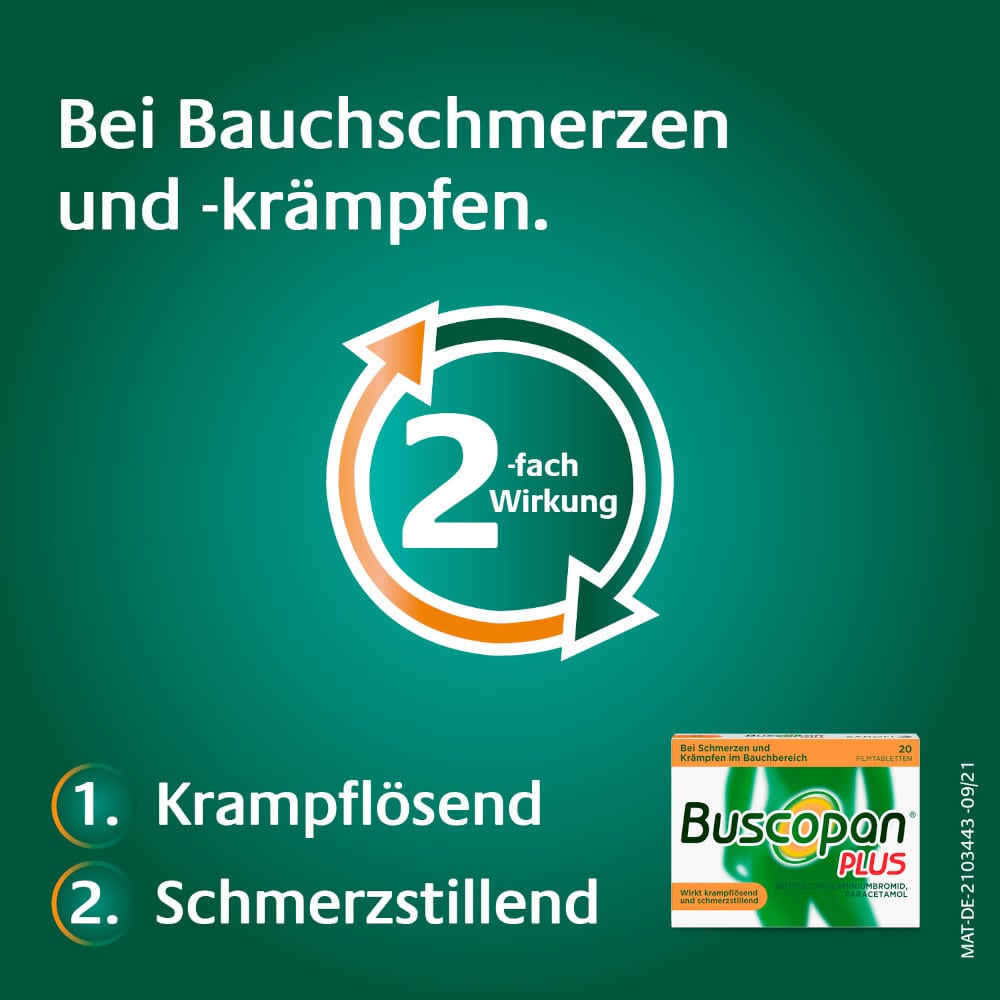 Buscopan PLUS 20 St Filmtabletten