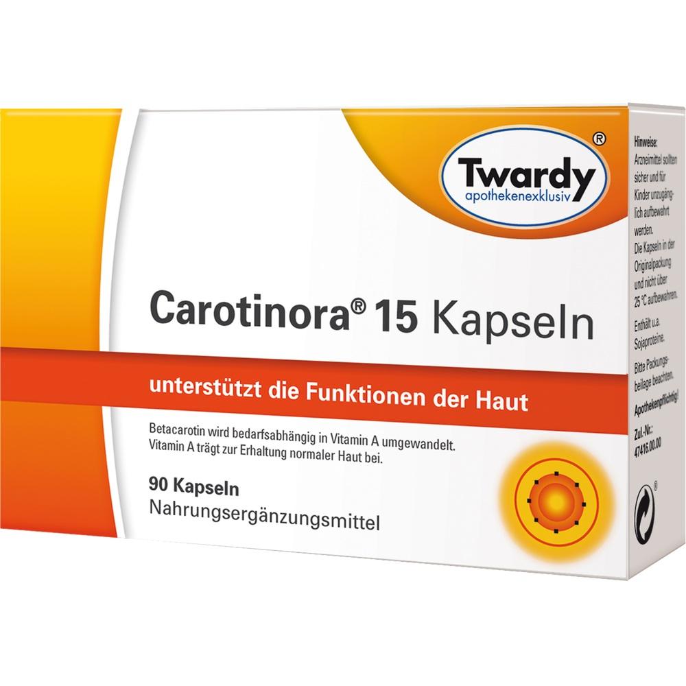 CAROTINORA 15 Kapseln 90 St Kapseln