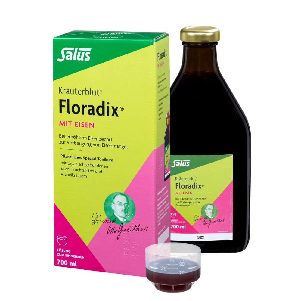 Salus Kräuterblut Floradix MIT EISEN 700 ml Lösung zum Einnehmen