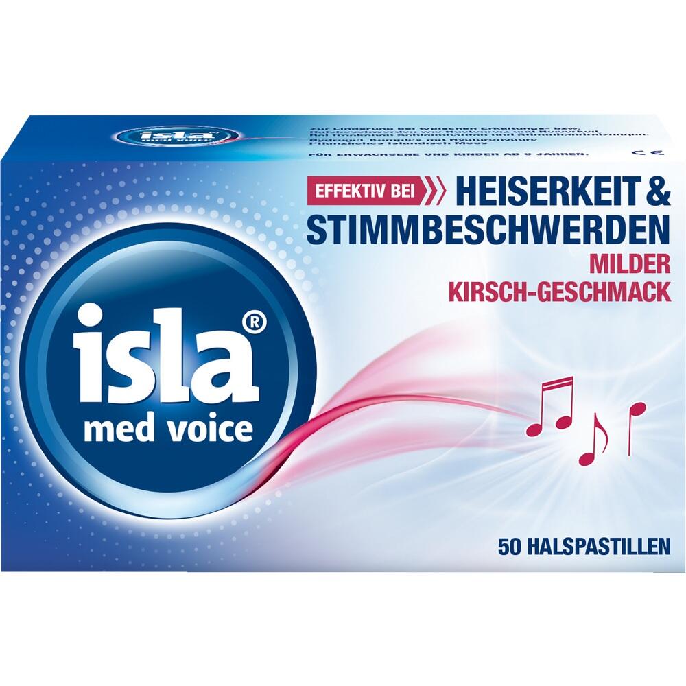 isla med voice Halspastillen 50 St Pastillen