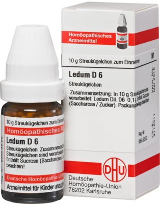 LEDUM D 6 Globuli 10 g Globuli