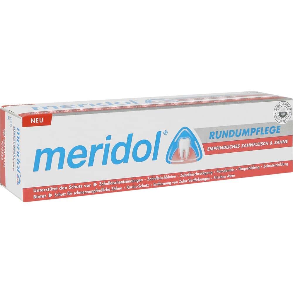 meridol Zahnpasta RUNDUMPFLEGE EMPFINDLICHES ZAHNFLEISCH & ZÄHNE 75 ml Zahnpasta