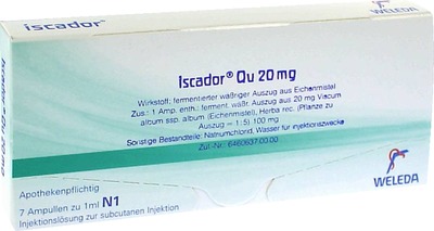 ISCADOR Qu 20 mg Injektionslösung 7X1 ml Injektionslösung
