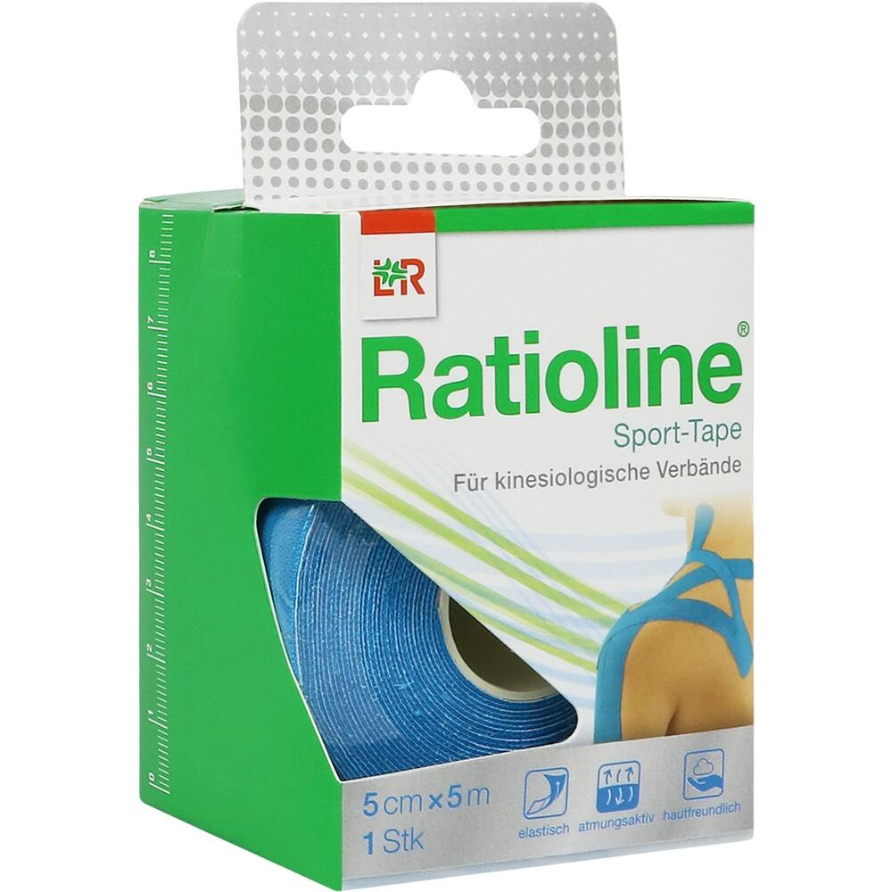 Ratioline Sport-Tape 5 cm x 5 m türkis 1 St Pflaster
