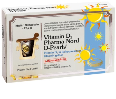 VITAMIN D3 PHARMA Nord 20 µg Kapseln 120 St Kapseln