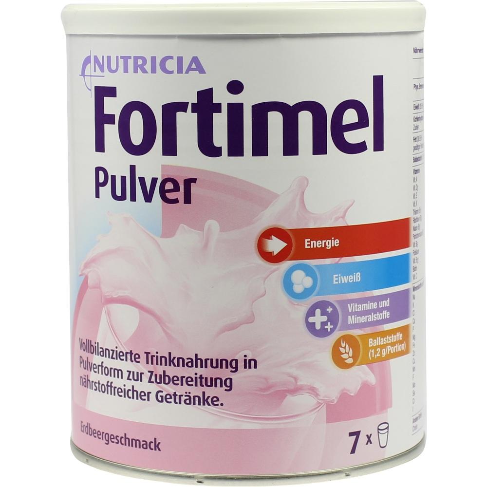 Fortimel Pulver Aufbaunahrung Erdbeere  335 g Pulver