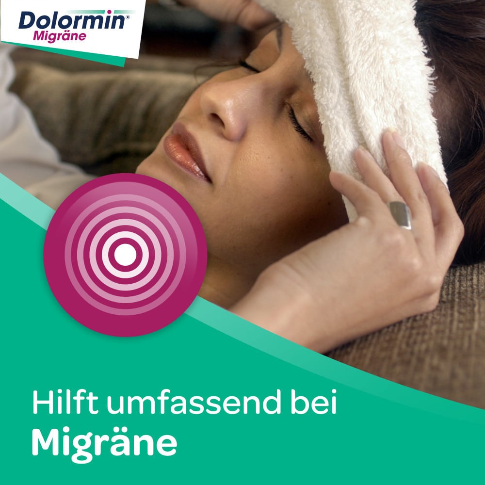 Dolormin Migräne bei Migräneattacken