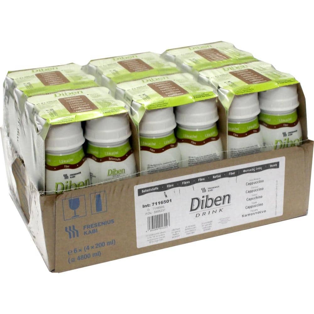 Diben DRINK Trinknahrung Cappuccino 24X200 ml Flüssigkeit