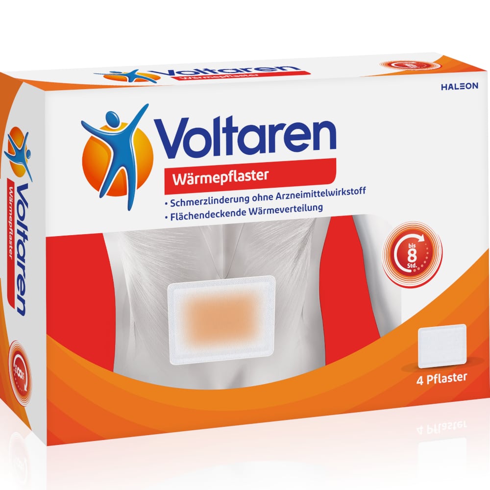 Voltaren Wärmepflaster Rücken 4 St Pflaster