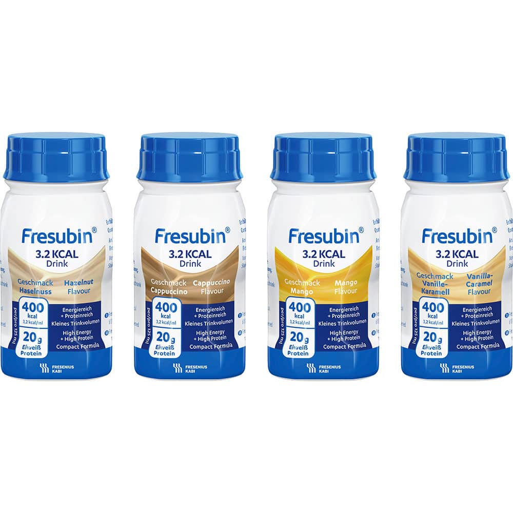 Fresubin 3,2 kcal DRINK Trinknahrung Mischkarton 24X125 ml Flüssigkeit