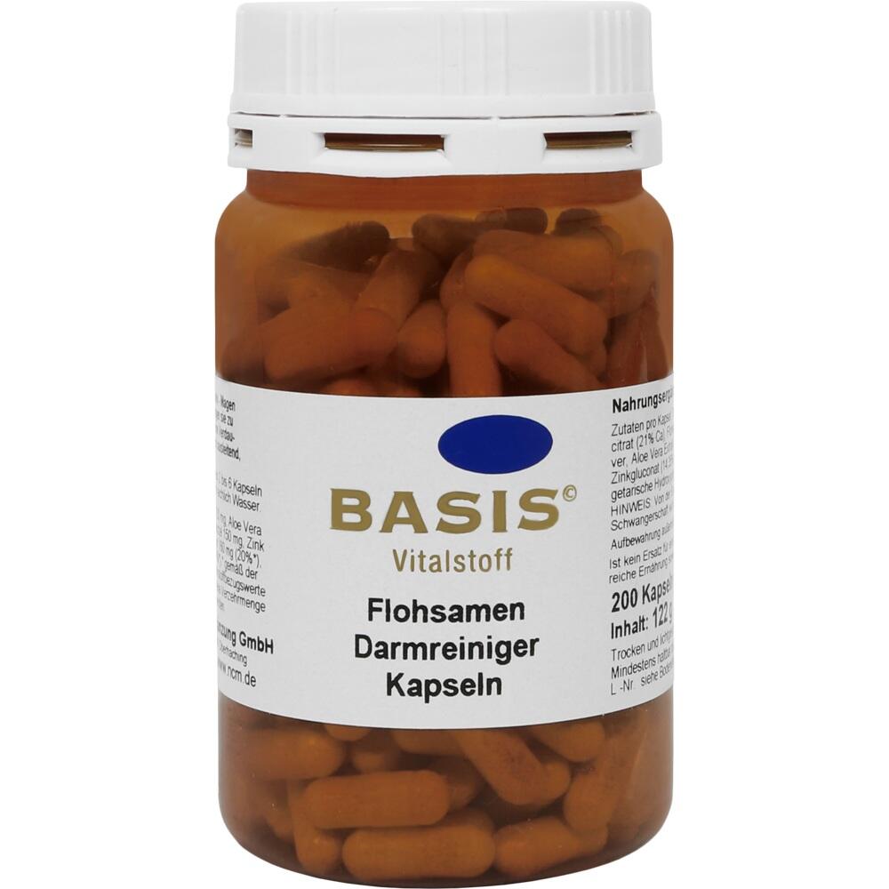 Basis Vitallstoff Flohsamen 200 St Kapseln