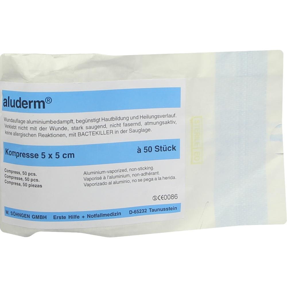 ALUDERM Kompressen 5x5 cm 50 St Kompressen