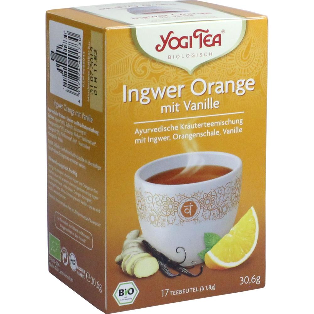 YOGI TEA Ingwer Orange+Vanille Bio Filterbeutel 17X1.8 g Filterbeutel