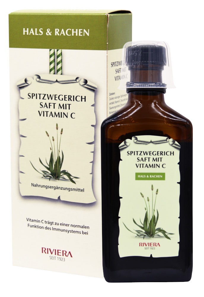 Riviera Spitzwegerich Saft mit Vitamin C 250 ml Saft