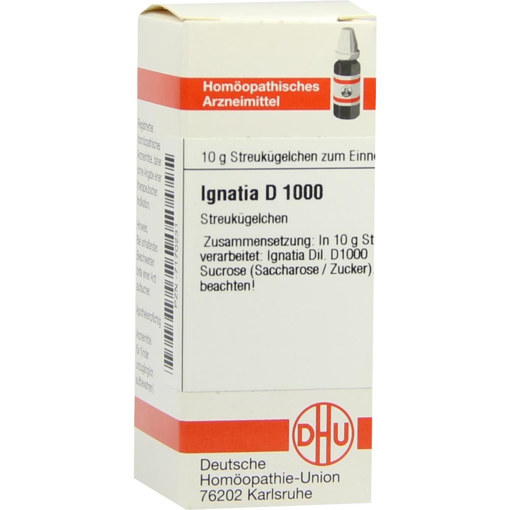 IGNATIA D 1000 Globuli 10 g Globuli