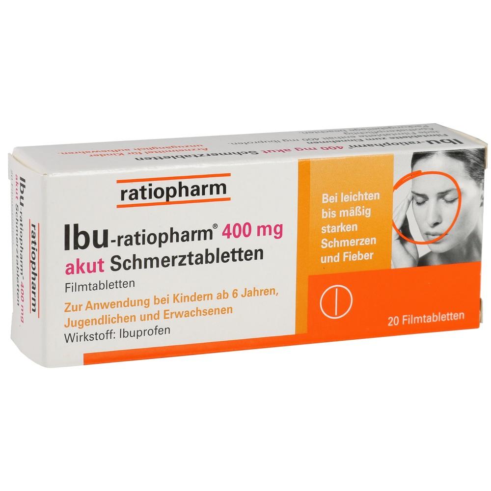 IBU ratiopharm 400 akut  20 St Filmtabletten