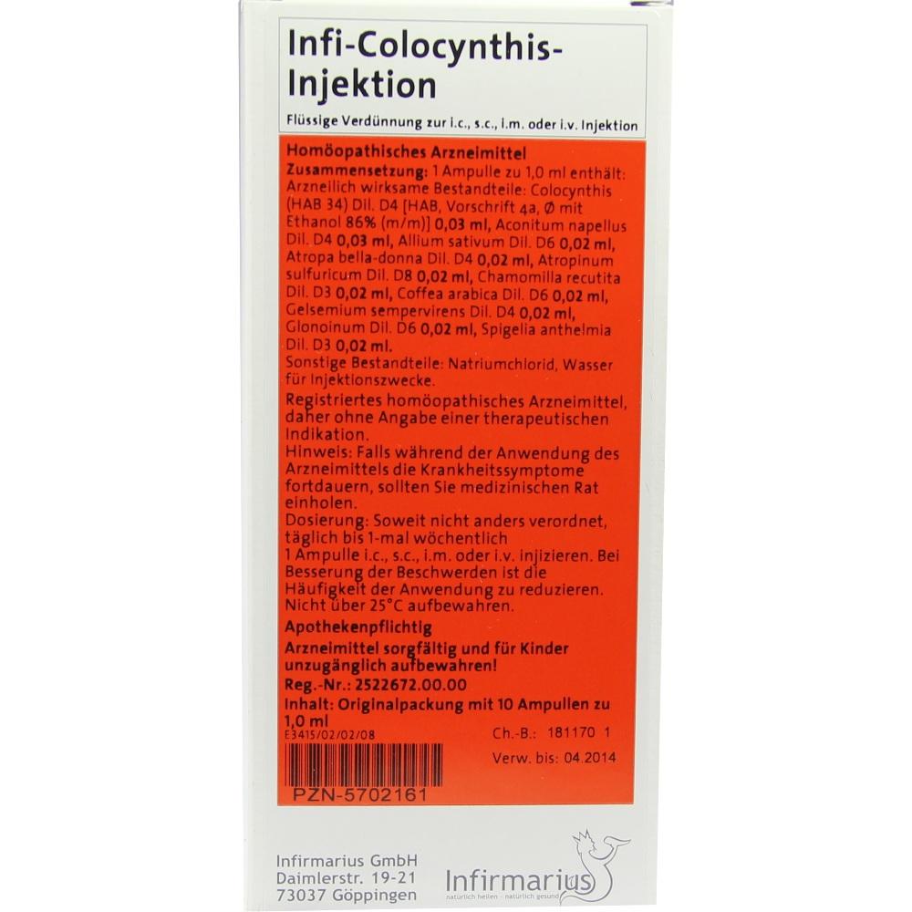 INFI COLOCYNTHIS Injektion 10X1 ml Ampullen