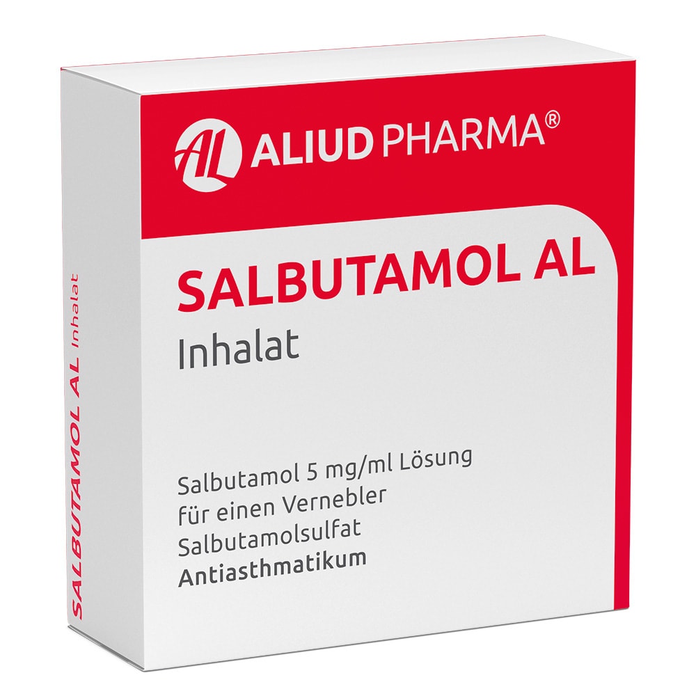 Salbutamol AL Inhalat 10 ml Lösung für einen Vernebler