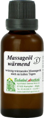 MASSAGE ÖL wärmend 30 ml Öl