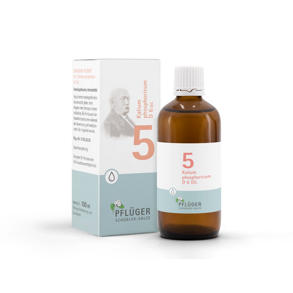 Schüßler-Salz Nr. 5 Kalium phosphoricum D6 100 ml Tropfen