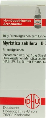 MYRISTICA SEBIFERA D 30 Globuli 10 g Globuli