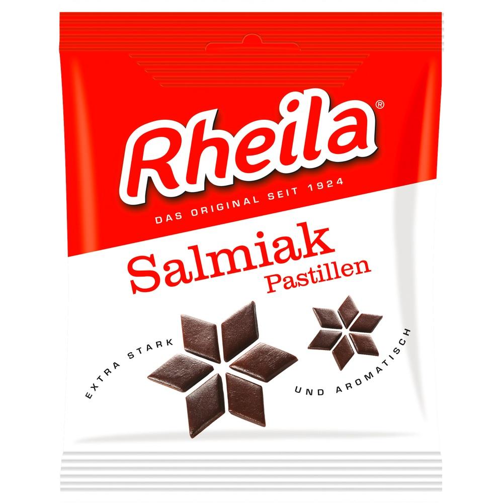 RHEILA Salmiak Pastillen mit Zucker 90 g Bonbons