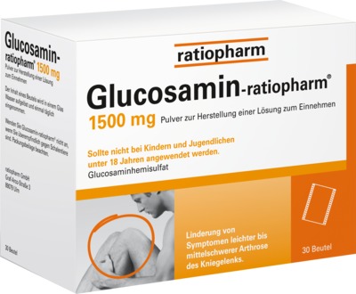 Glucosamin-ratiopharm 1500mg 30 St Pulver zur Herstellung einer Lösung zum Einnehmen