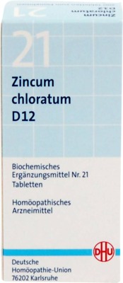 DHU Schüssler-Salz Nr. 21 Zincum chloratum D 12 Tabletten 420 St Tabletten