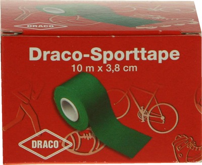 DRACOTAPEVERBAND 3,8 cmx10 m grün 1 St Verband