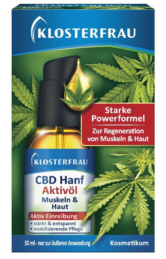 KLOSTERFRAU CBD Hanf Aktivöl Muskeln & Gelenke 50 ml Öl